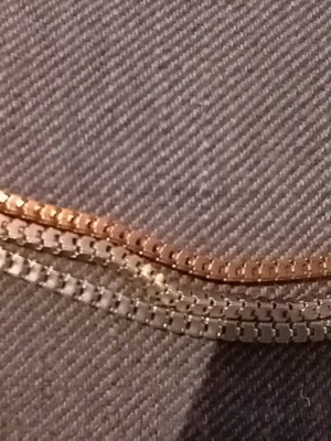 Chain set used, 3 different colors