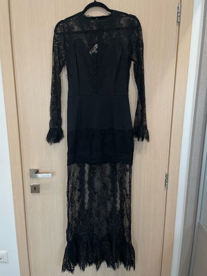 Zini lace dress black, new, size 40