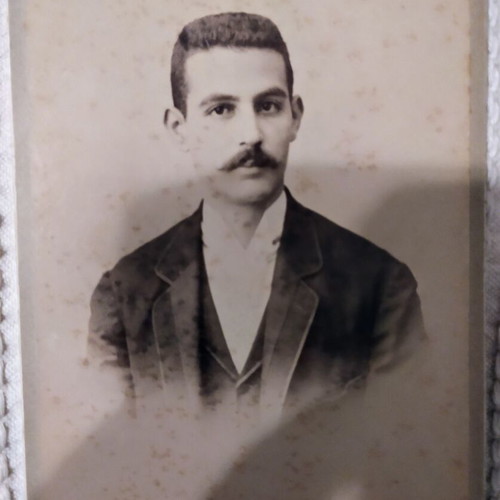 Old photograph of Greek man used from Alexandria