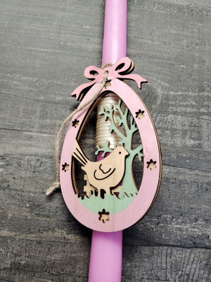 Easter candle with holiday design new