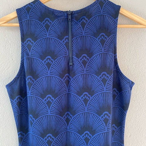 Blue midi dress
