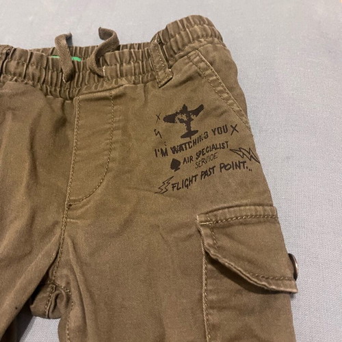 Benetton cargo pants like new for ages 3-4, size 110 cm