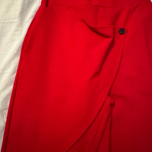 Women's red set new with pants and onesize blouse