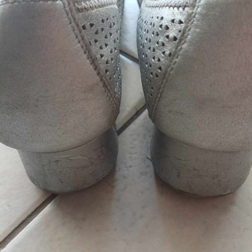Comfortable Ballerinas Hispanitas in Silver Color
