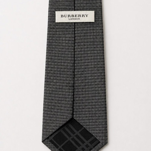 Burberry silk tie, grey