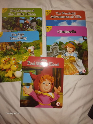 Fairy tale books new, set of 5 English with audio book