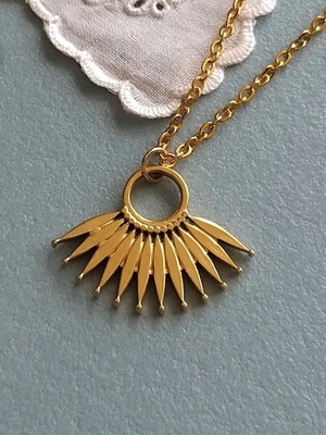 Stainless steel necklace new with chain