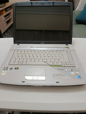 Acer Aspire 5520G laptop with AMD Turion CPU, 4GB RAM, 120GB SSD, Nvidia graphics, Linux