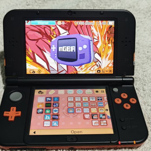 Nintendo New 3DS XL modded 32GB console