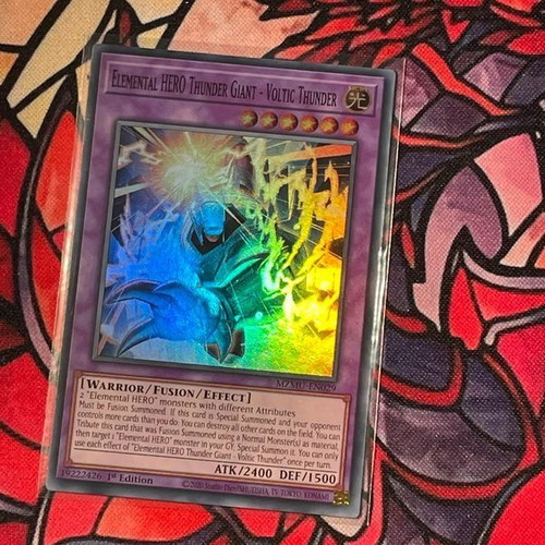 Elemental Hero Thunder Giant SR new Yu-Gi-Oh! card
