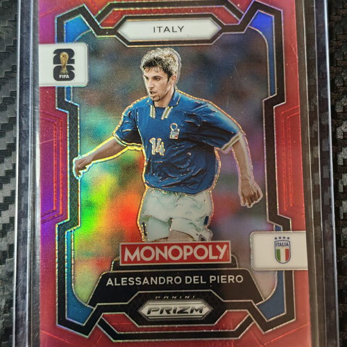 2026 Panini Prizm Monopoly FIFA World Cup Alessandro Del Piero Pink Prizm card