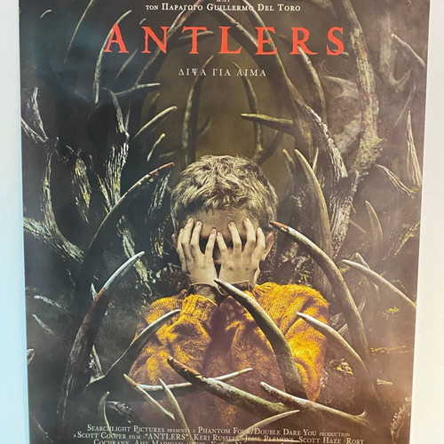 Antlers poster used, size 100x70
