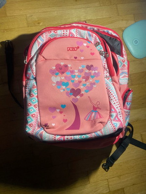 Polo backpack used, large, pink