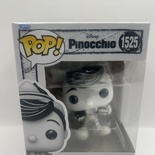Funko Pop Disney Pinocchio #1525 new black & white sketch style