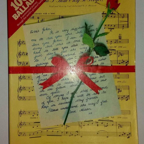 Music book 100 Ballads for piano, guitar and voice like new