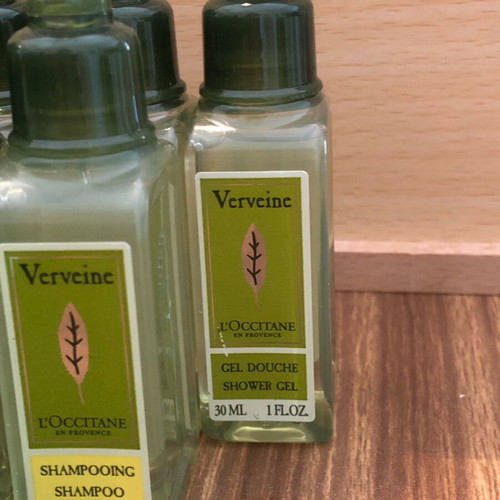 L'Occitane Verveine Bath Products Set new, 18 pieces travel size
