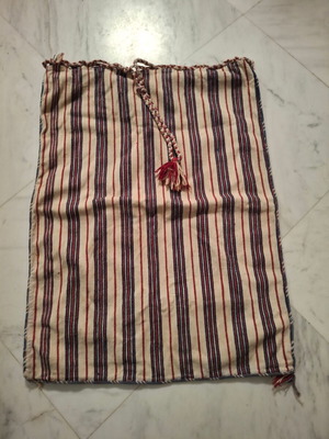 Υφαντή τσάντα Κρήτης μεταχειρισμένη, vintage 55x42