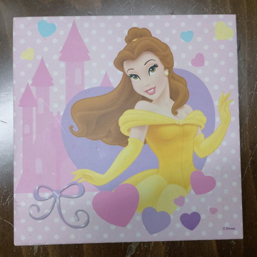 Disney canvases with Tigger and Belle