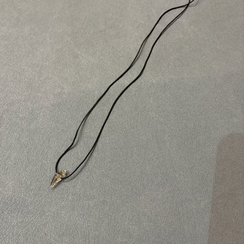 Men's Swarovski necklace new with clear crystal minimal design