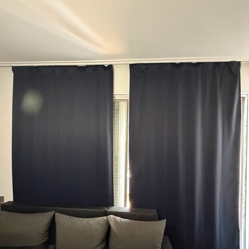 Blackout curtains like new, set of 4, high-quality fabric