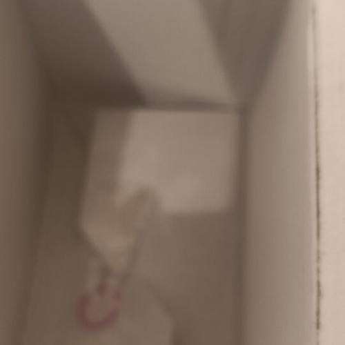 Paper children's jewelry box like new, pink