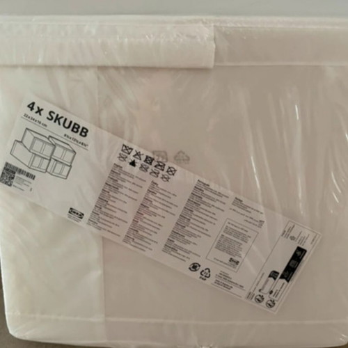 Skubb storage boxes 4-pack, Ikea