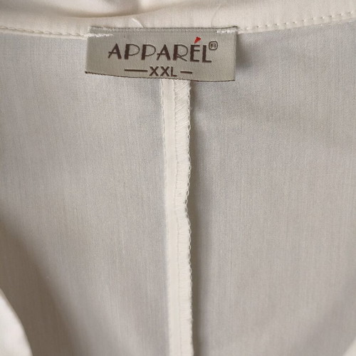 Apparel white shirt XXL used with pointed collar and wide cuffs