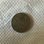 Arabic 10 Halala coin used