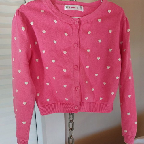 Prenatal cardigan 7-8 years pink like new, cotton