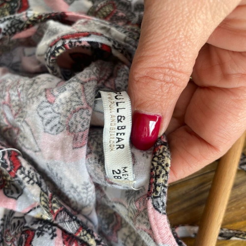 Mini colorful dress Pull & Bear like new
