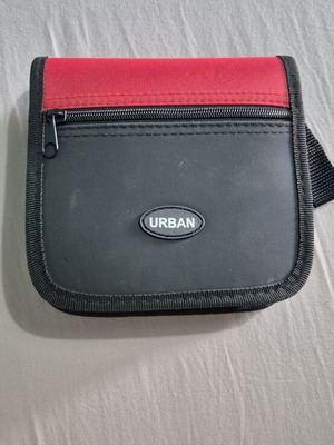 Urban fabric CD and DVD case like new with 28 slots
