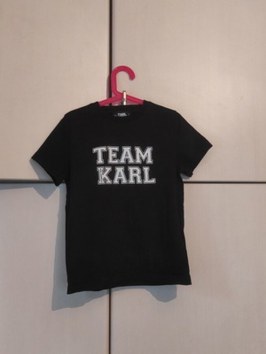 Παιδική μπλούζα Karl Lagerfeld μαύρη, σαν καινούργιο, 8 ετών