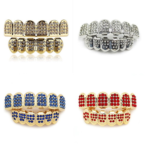 Grillz Bling Bling set new with stones, upper and lower