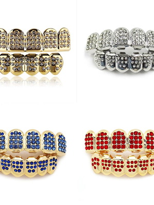 Grillz Bling Bling Нов Хип-хоп комплект