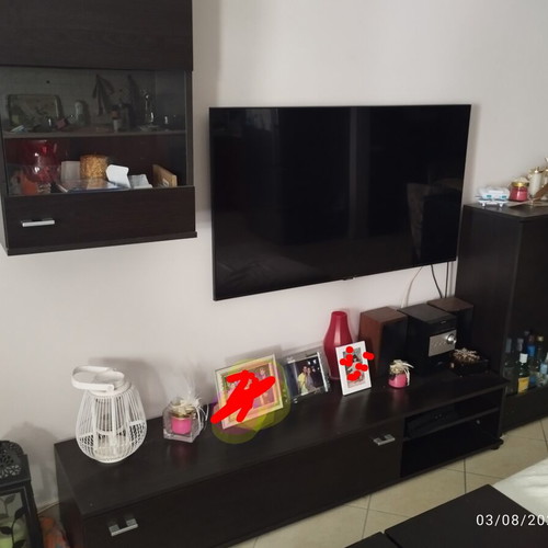 TV furniture like new with hanging cabinets, dimensions 1.68x45 and 50x95