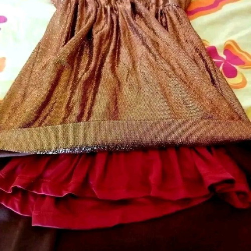 Mini bronze evening dress Aniye By new, size M