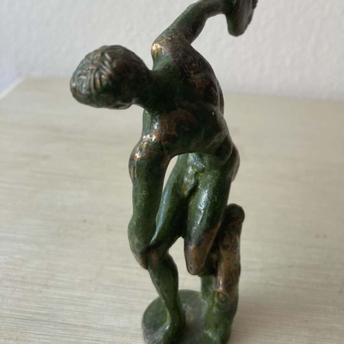 Discobolus bronze replica like new