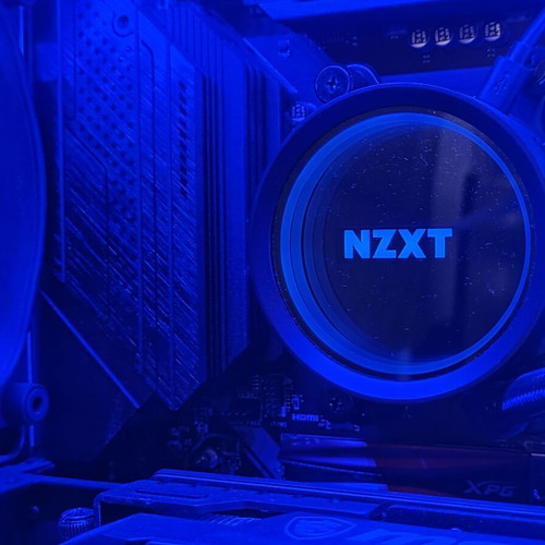 NZXT Kraken X63 RGB CPU liquid cooler used
