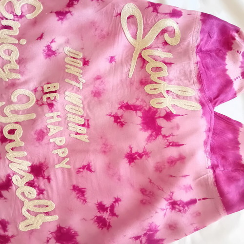 Staff Jeans & Co Vintage Y2K Pink Tie-Dye Halter Neck Top like new