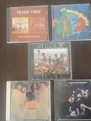 Psychedelic and Progressive Rock CD Set like new, 5 rare albums