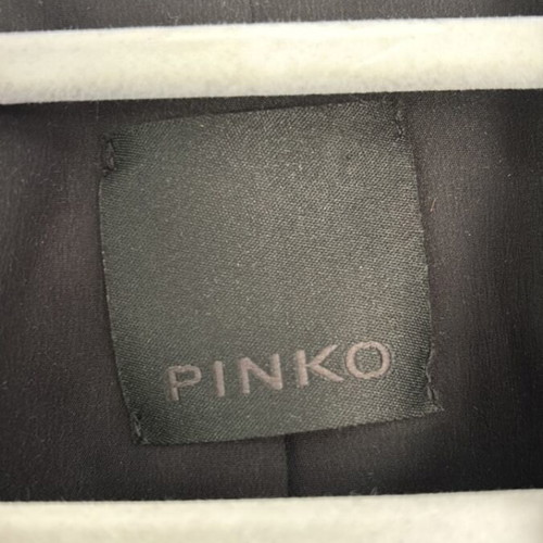 Pinko women's classic jacket size XS like new, black faux leather
