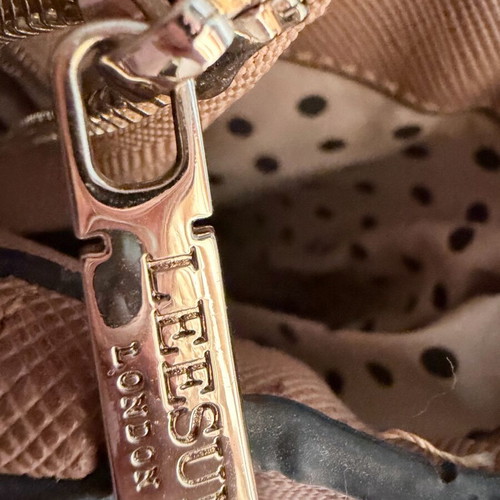 Handbag used, beige, in good condition