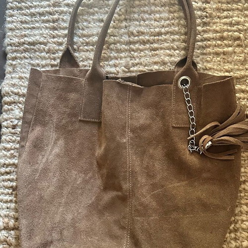 Slouchy Bag Vera Pelle shoulder brown, like new