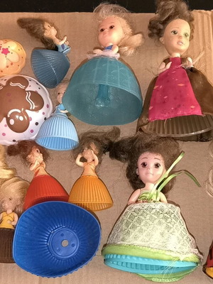 Cupcake dolls used, pack of 10 pieces