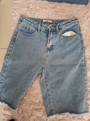 Denim bermuda shorts new, size S, blue