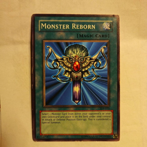 Yu-Gi-Oh Monster Reborn Magic Card used, - 5,00 - Vendora.cy Yu-Gi-Oh Monster Reborn Magic Card used, - 5,00 - Vendora.cy