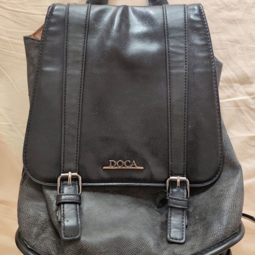 Doca backpack bag used, black