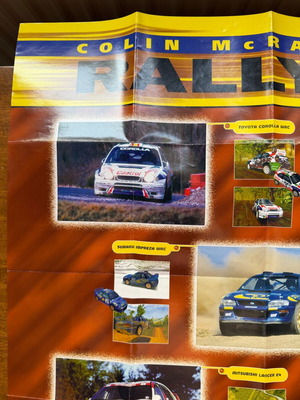 Αφίσα Colin McRae Rally PlayStation 1 μεταχειρισμένη, 1998