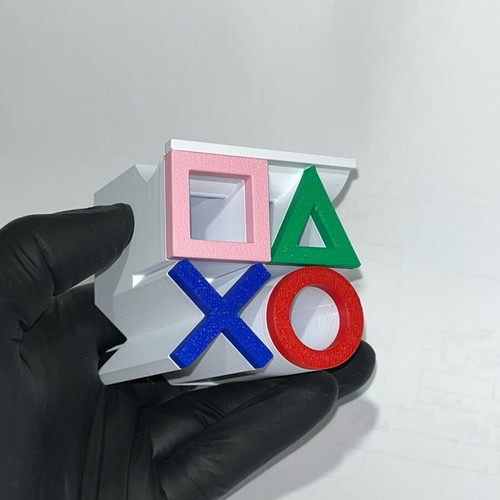Βάση για χειριστήριο PS5 με design PlayStation buttons κατόπιν παραγγελίας