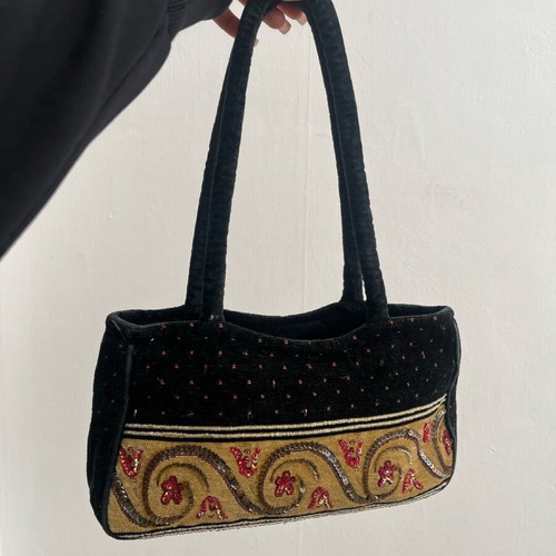 Vintage shoulder bag Doca like new, black